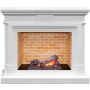 Каминокомплект Coventry - Белый / Кирпич с очагом Cassette 400 NH