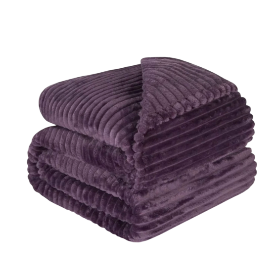 Плед Винченцо Ягодный, велсофт 150х200 см #1