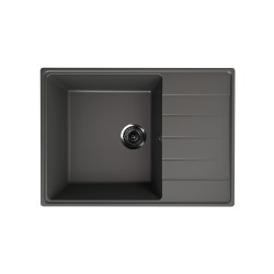 Мойка для кухни кварцевая Ulgran Quartz Prima 700-09, асфальт