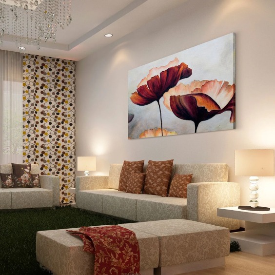 Картина на стену большая на холсте интерьерная "Живопись Маки", размер 30х45 см #6