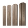 Штакетник "Twin" 100мм прямой срез 0,45 Print Elite White Wood