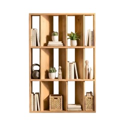 Узкий стеллаж стенки под 45 градусов мини, 800х1054х150 мм, Дуб вотан