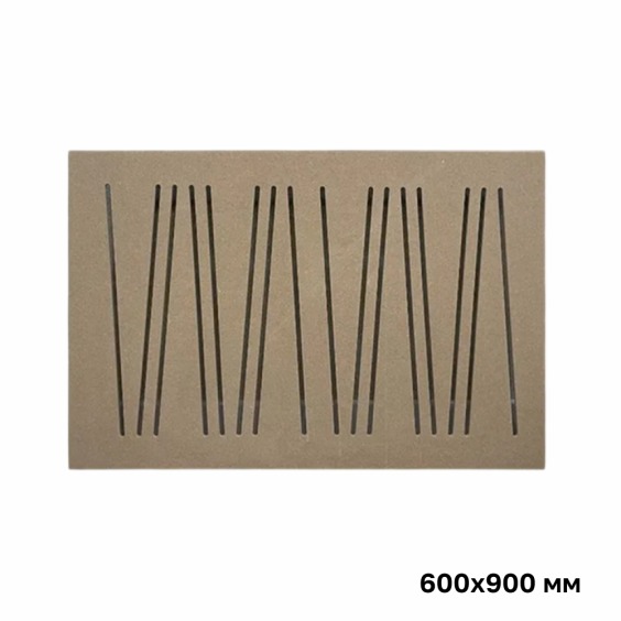 Экран для батареи отопления «Абстракция» под покраску, 90х60 см #1