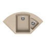 Мойка для кухни кварцевая Ulgran Quartz Marta 1000-03, десерт