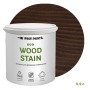Пропитка для дерева с воском для наружных и внутренних работ ProfiPaints Eco Wood Stain 0.9л, Темный орех