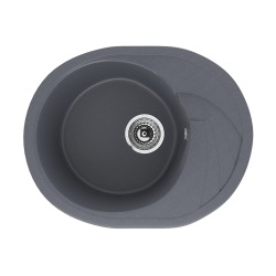 Мойка для кухни из искусственного камня Ulgran U-403-343, антрацит