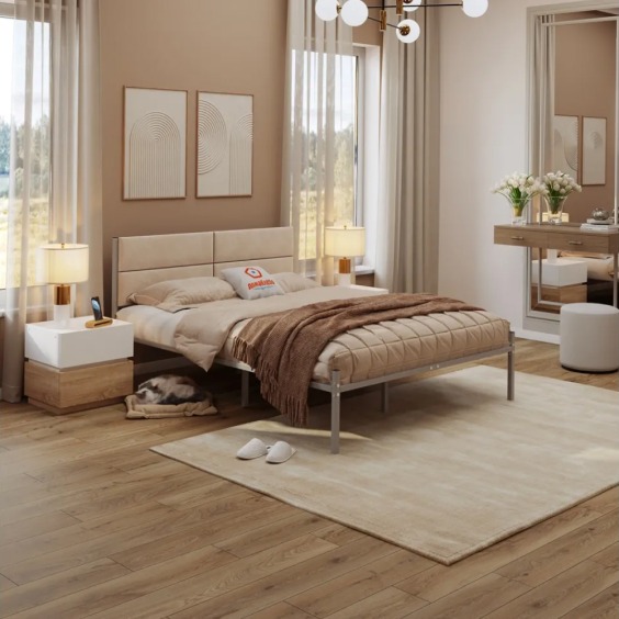 Комплект кровать Металика Б180Х190+Г4 Цвет Серый + 2 компл сп vel-RS-1-180 #3 Комплект кровать Металика Б180Х190+Г4 Цвет Серый + 2 компл сп vel-RS-1-180 #3