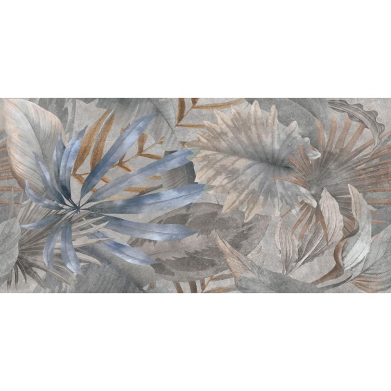 New Trend Bahamas Floristry Dark D120240G Керамогранит матовый граниль 1200*600 (2 шт в уп/41,76  м в пал) #8