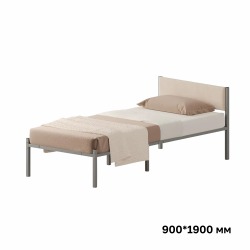 Комплект кровать Лофт 90х190 серый vel beige RS-1 90