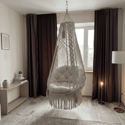Подвесное кресло-шатёр макраме (70х90)