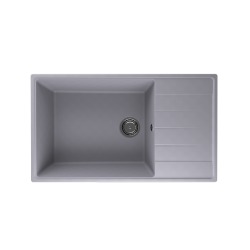 Мойка для кухни кварцевая Ulgran Quartz Prima 860-05, бетон