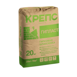 Крепс Гипласт шпаклевка гипсовая 20кг (56шт)