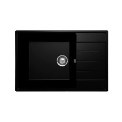 Мойка для кухни кварцевая Ulgran Quartz Prima 760-07, уголь