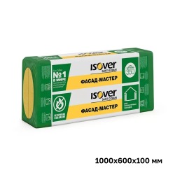 Утеплитель Изовер Фасад Мастер 1000х600х100 мм, 3 шт. уп