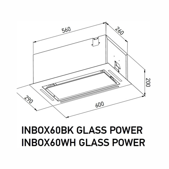 Meferi INBOX60WH Glass Power вытяжка #14