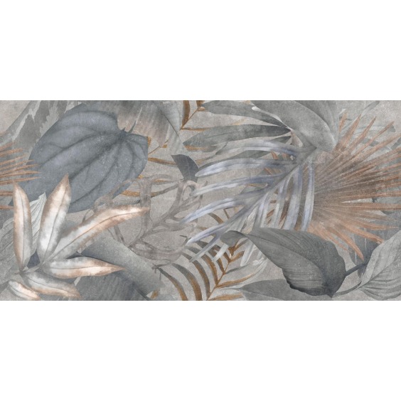 New Trend Bahamas Floristry Dark D120240G Керамогранит матовый граниль 1200*600 (2 шт в уп/41,76  м в пал) #5