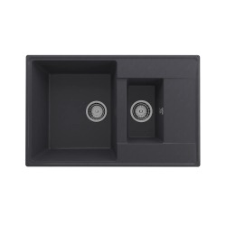 Мойка для кухни кварцевая Ulgran Quartz Prima 780-08, космос, 1,5 чаши Мойка для кухни кварцевая Ulgran Quartz Prima 780-08, космос, 1,5 чаши
