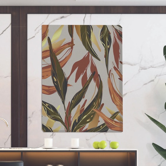 Картина на стену большая на холсте интерьерная "Листья Нарнии", размер 90х60 см #2 Картина на стену большая на холсте интерьерная "Листья Нарнии", размер 90х60 см #2