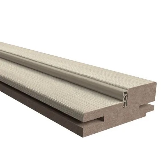 Дверная коробка телескопическая Cappuccino с уплотнителем 2100х80х32 мм #1