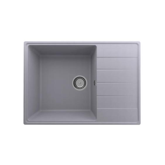 Мойка для кухни кварцевая Ulgran Quartz Prima 700-05, бетон #1