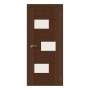 Межкомнатная дверь Эко Шпон Legno-39 Легно-39 Brown Oak СТ-Magic Fog 200*90