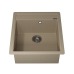Кухонная мойка кварцевая Uperwood Quartz UPD-07-02, прямоугольная, бежевая