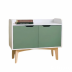 Тумба ЛуЛу, 800х616х380 мм, Кипарисовый зеленый