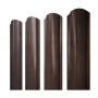 Штакетник Полукруглый "Slim" 100мм фигурный срез 0,45 Print Premium Antique Wood