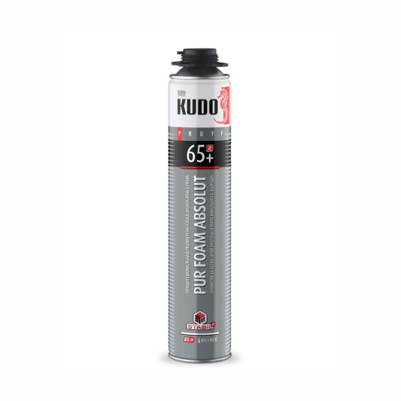 Пена монтажная полиуретановая Kudo Proff 65+, 1л #1