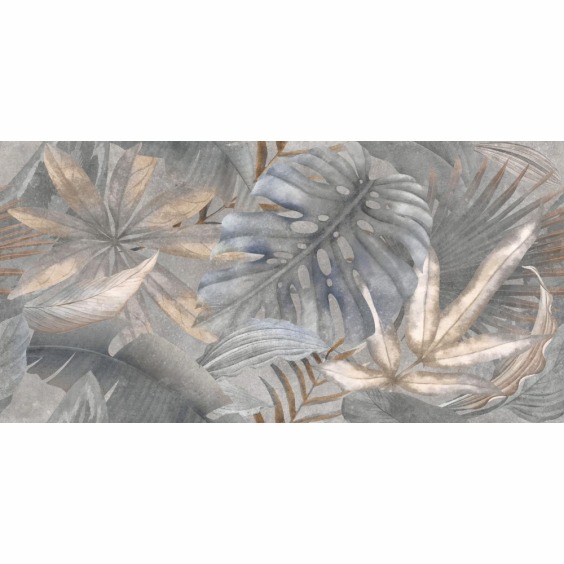 New Trend Bahamas Floristry Dark D120240G Керамогранит матовый граниль 1200*600 (2 шт в уп/41,76  м в пал) #1