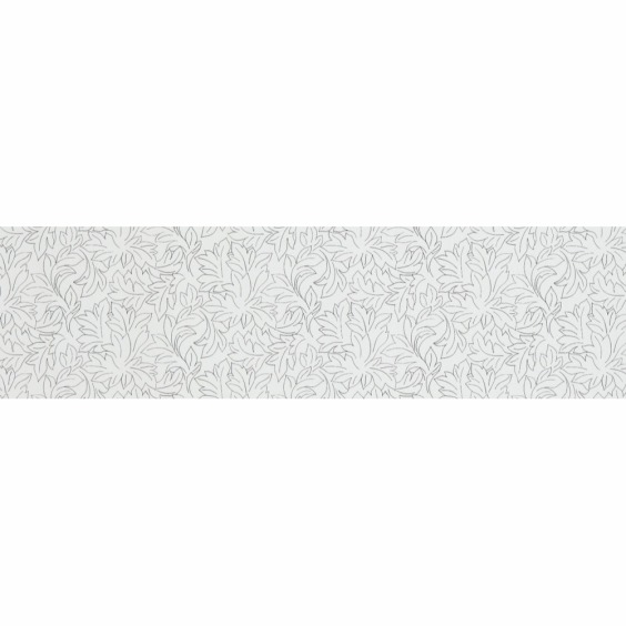 Кромка пластиковая без клея «Скиф» Белый узор арт. 127, 3000 x 32 мм #1