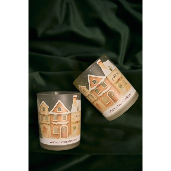 Свеча в стакане Winter wonderland [ Апельсин в карамели ] #4