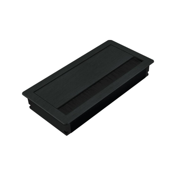 Пропуск для кабеля AQ Pass 80*160, Чёрный брашированный #1