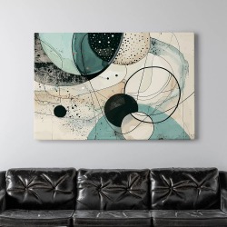 Интерьерная картина "Абстрактная вуаль" на холсте, большая, размер 40х60 см