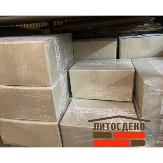 Белый декоративный гипсовый кирпич "Венецианский" 185х45х7мм, 120 шт #18