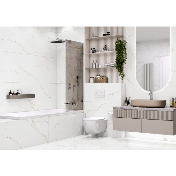 Delacora Calacatta Milazzo Gold 60120CMI01 Керамогранит sugar-эффект 600*1200*9,5 (2 шт в уп/43,2 м в пал) #2