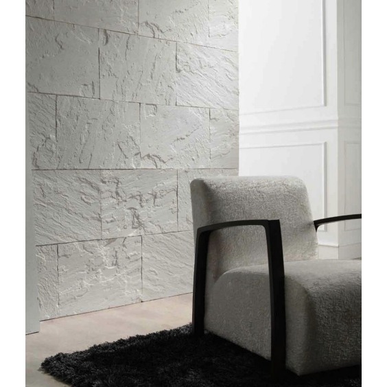 Гибкий каменный шпон Брекчия, Белый, 480х200 мм (0,5 м2) #2 Гибкий каменный шпон Брекчия, Белый, 480х200 мм (0,5 м2) #2