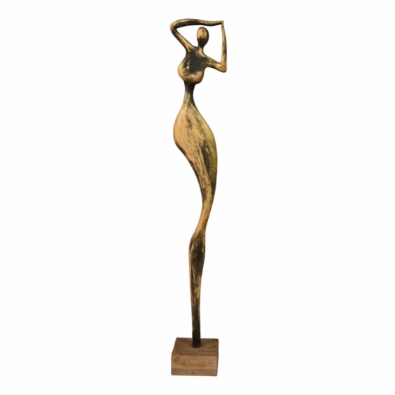 Деревянная скульптура  «Женская Фигура» #1