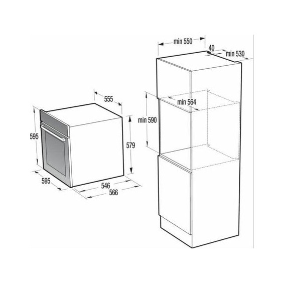 Gorenje BOP799S51X электрический духовой шкаф #2
