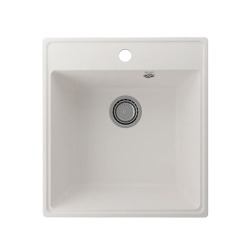 Кухонная мойка Ulgran Quartz Forte 460 квадратная-01 жасмин