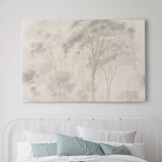 Интерьерная картина "Монохромный лес" на холсте, большая, размер 80 на 115 см #7 Интерьерная картина "Монохромный лес" на холсте, большая, размер 80 на 115 см #7