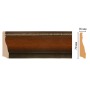 Плинтус напольный Decomaster Woodline 193-51 (70х16х2400мм)