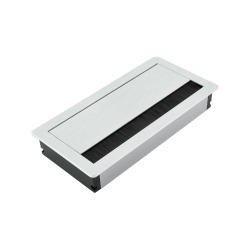 Пропуск для кабеля AQ Pass 80*160, Алюминий брашированный