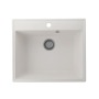 Мойка для кухни кварцевая Ulgran Quartz Forte 580-01, жасмин