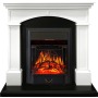 Каминокомплект Langford - Белый с черным с очагом Majestic FX Black