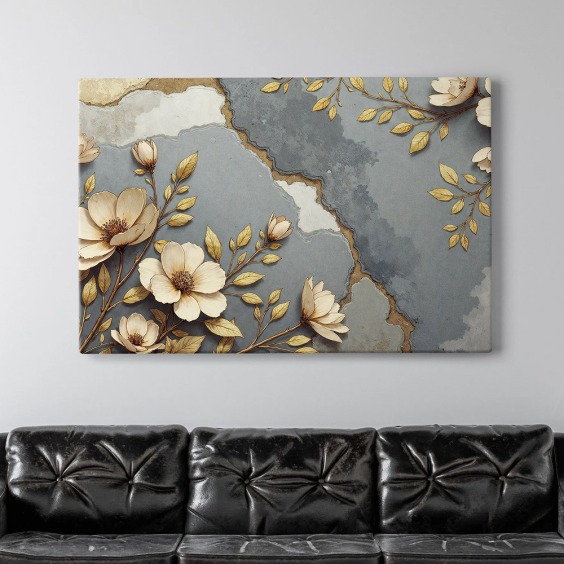 Интерьерная картина "Пробуждение" на холсте, большая, размер 50х80 см #1