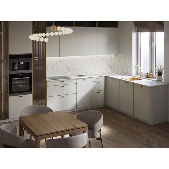 Столешница «Скиф» Мрамор Калакатта золотой арт. 208, 3000 x 600 x 16 мм #2 Столешница «Скиф» Мрамор Калакатта золотой арт. 208, 3000 x 600 x 16 мм #2