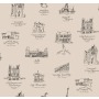 Обои флизелиновые Milassa Bon Voyage Reves de Paris D4, 001/1, 10х1 м
