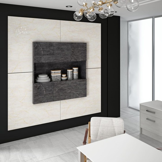 Лист ЛДСП Alvic Syncron Керамика золото 01 (Porcelain Gold 01) арт. ALV3283.18, 2750 x 1240 x 18 мм  #2