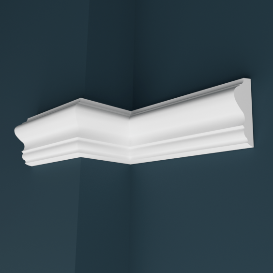Молдинг гипсовый М10, 1000х42х18 #1